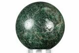 Polished Fuchsite Sphere - Madagascar #349690-1